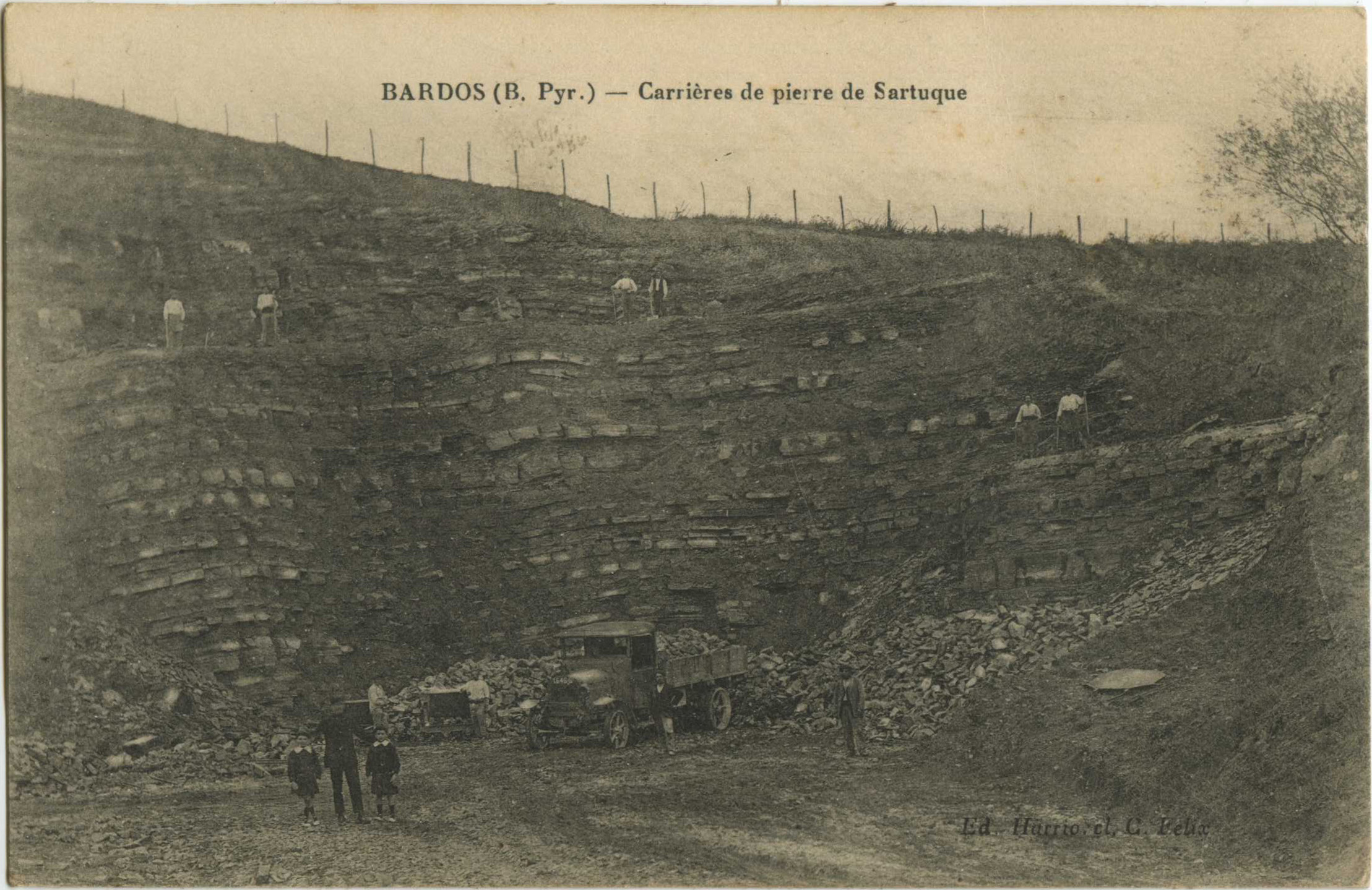 Bardos - Carrières de pierre de Sartuque