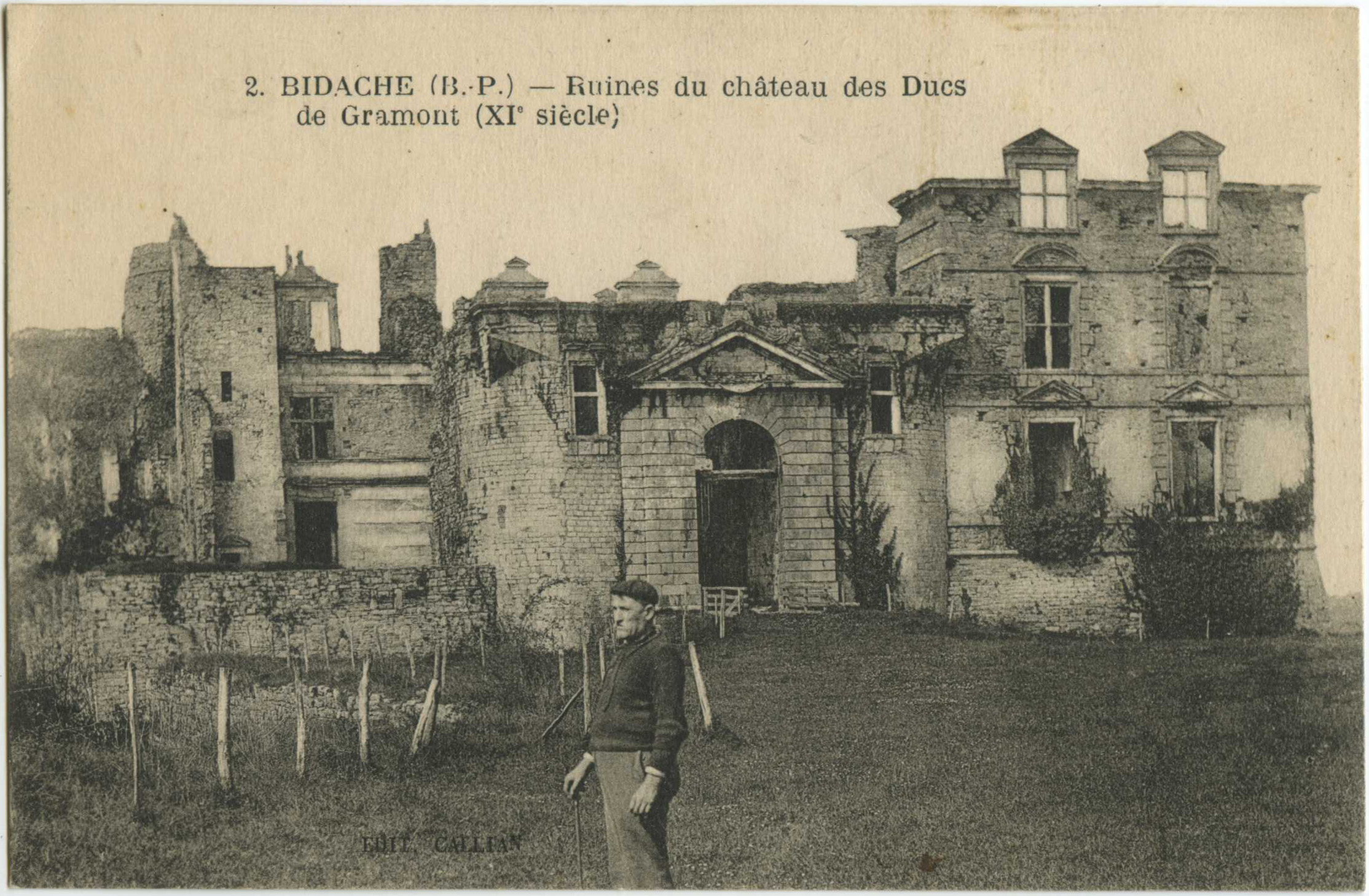Bidache - Ruines du château des Ducs de Gramont (XI<sup>e</sup> siècle)