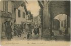 Carte postale ancienne - Bidache - La Grande Rue