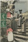 Carte postale ancienne - Bidache - A la fontaine de Talé