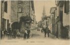 Carte postale ancienne - Bidache - La Grande Rue