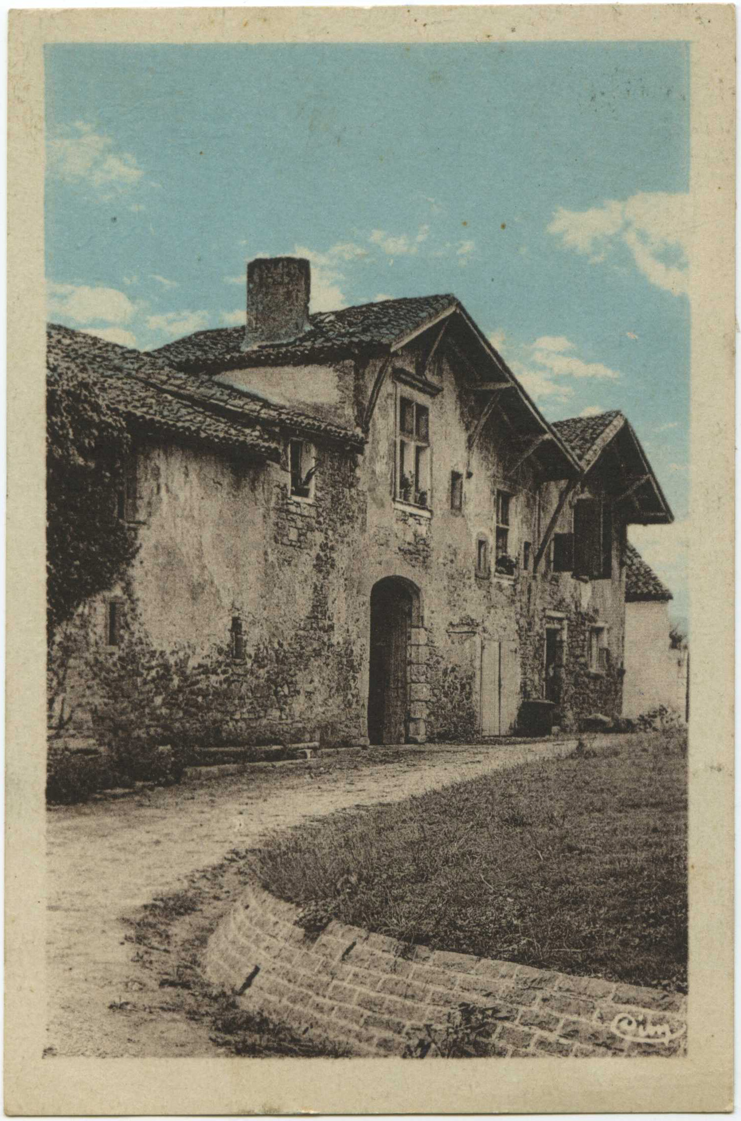 Bidache - Vieilles Maisons du XV<sup>e</sup> siècle avoisinant l'Eglise