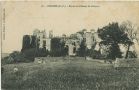 Carte postale ancienne - Bidache - Ruines du Château de Gramont