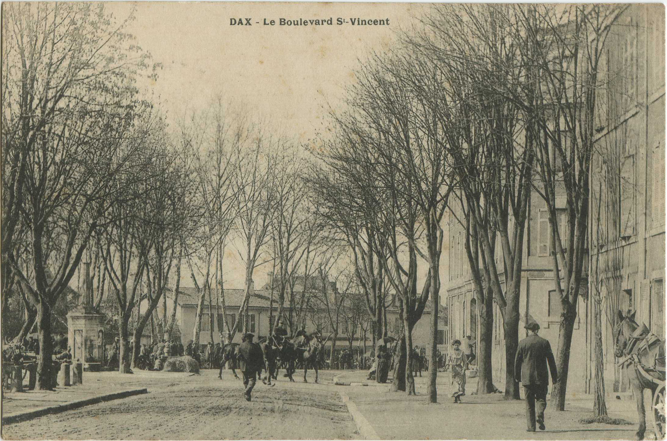 Dax - Le Boulevard S<sup>t</sup>-Vincent
