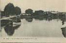 Carte postale ancienne - Dax - Vue sur l'Adour prise du Chemin de Fer.