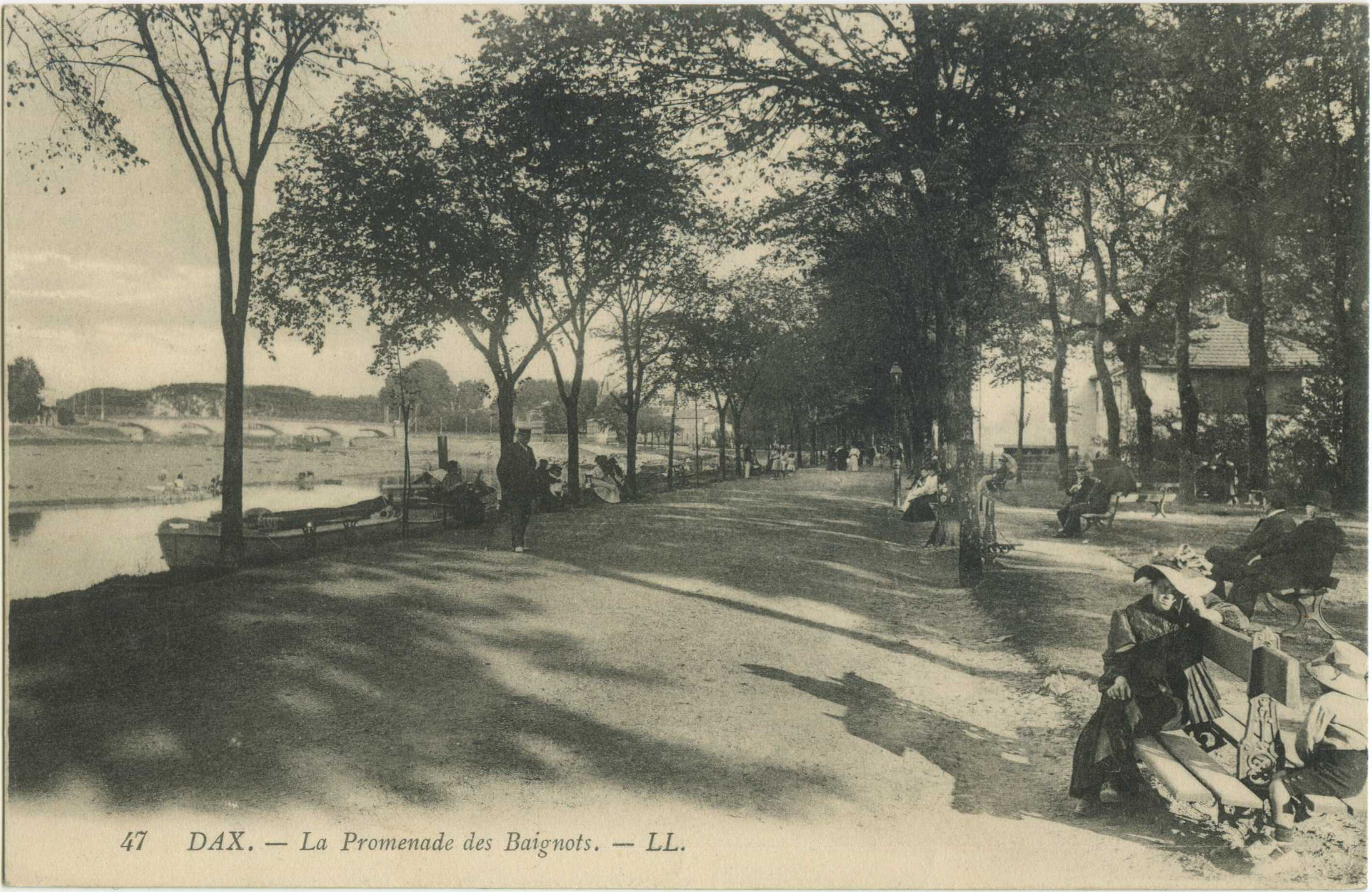 Dax - La Promenade des Baignots.