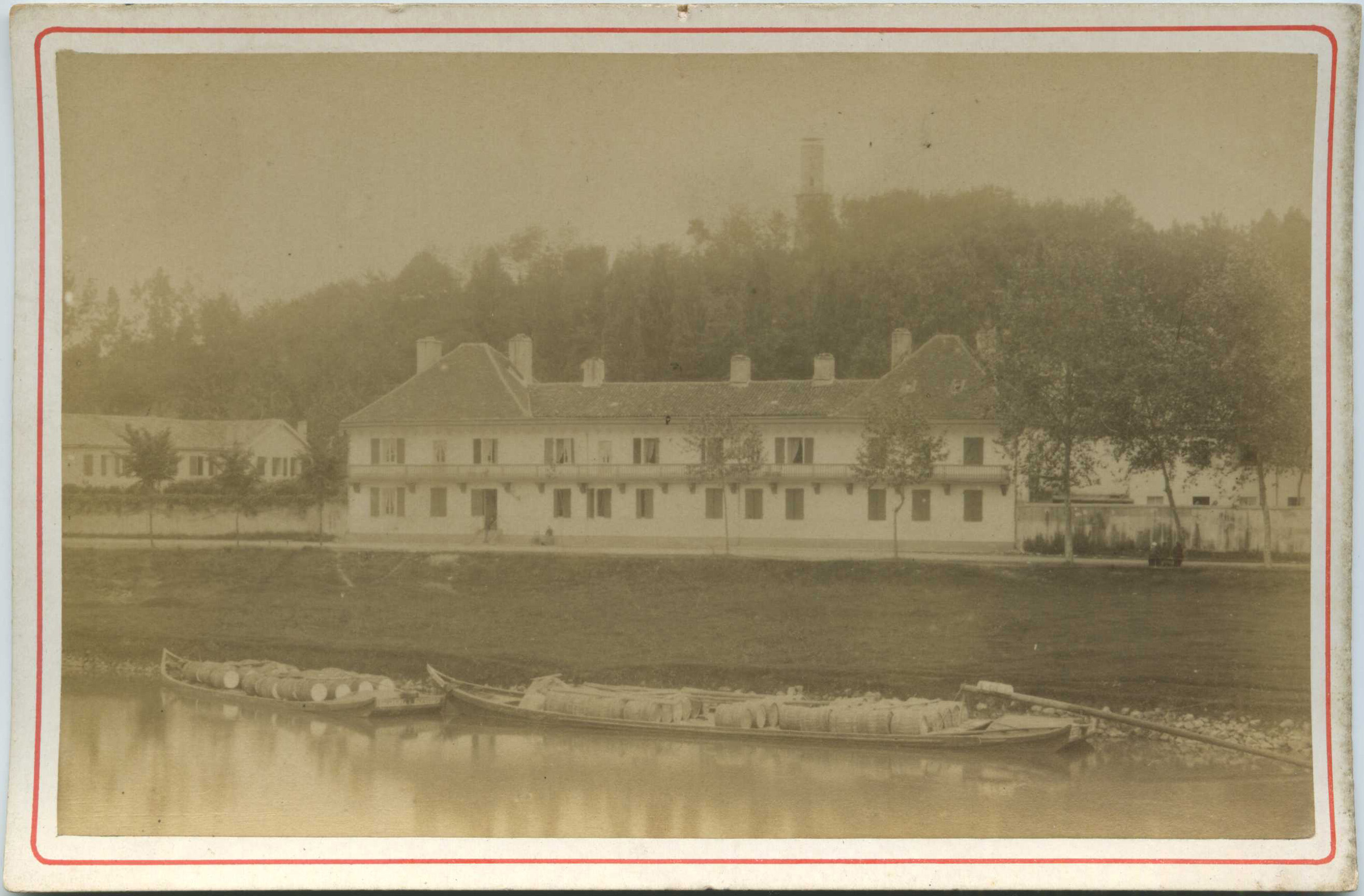 Dax - Ancien établissement des Baignots (vers 1880-1885)