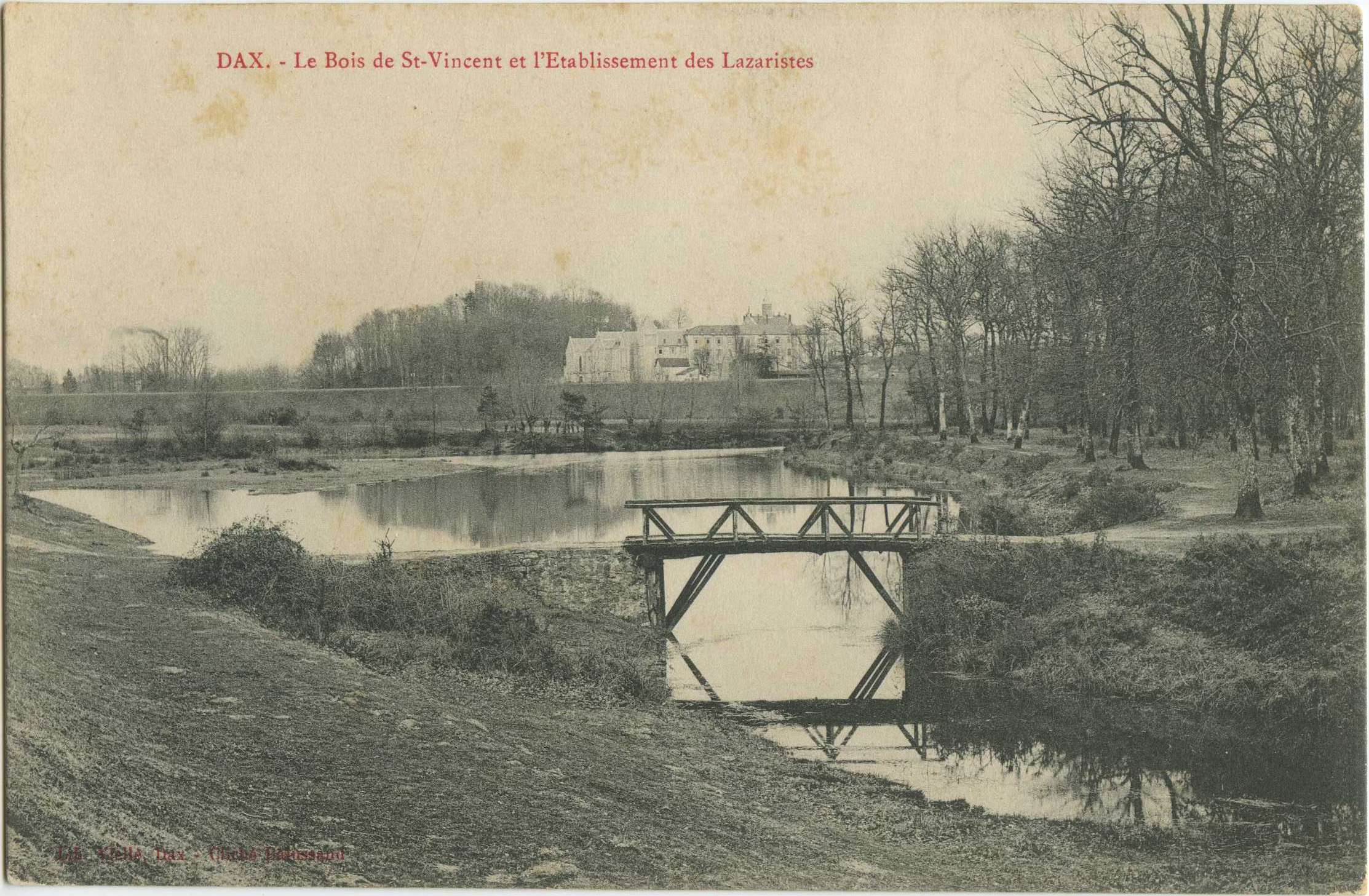 Dax - Le Bois de St-Vincent et l'Etablissement des Lazaristes