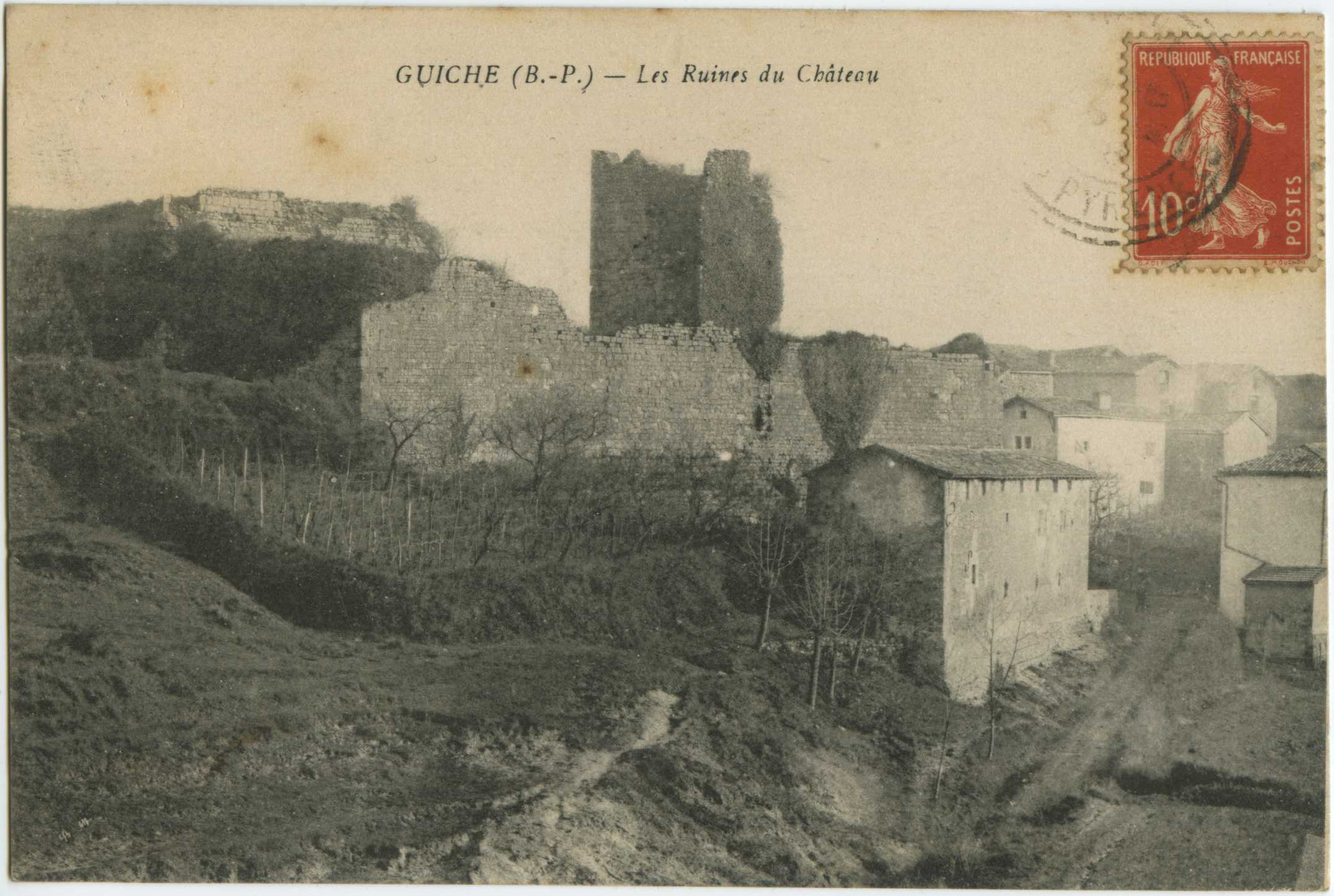Guiche - Les Ruines du Château