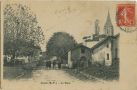 Carte postale ancienne - Guiche - La Place.
