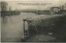 Carte postale ancienne - Guiche - SAMES-GUICHES - Le Pont Saint-Jean sur la Bidouze reliant les deux communes