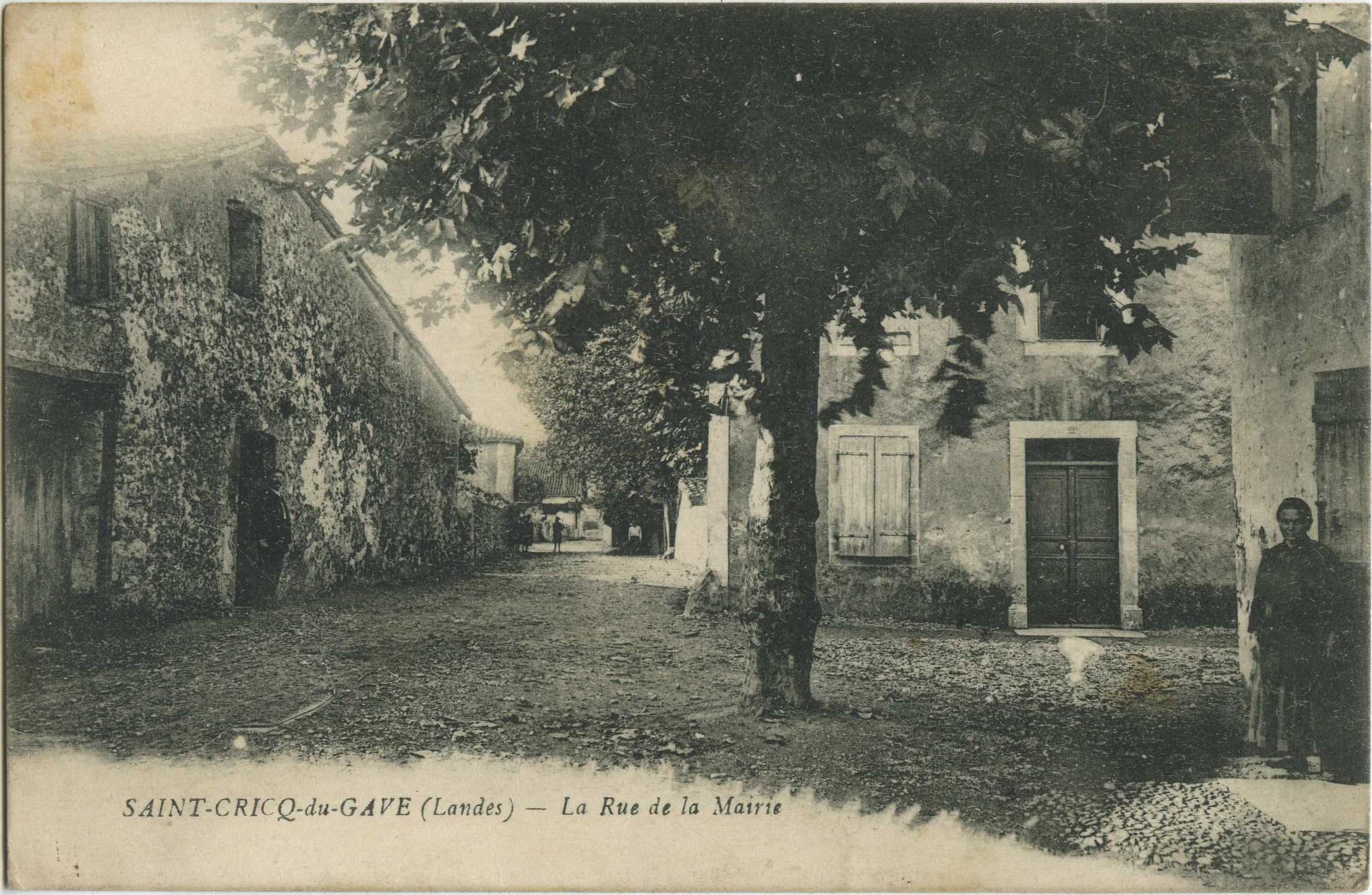 Saint-Cricq-du-Gave - La Rue de la Mairie