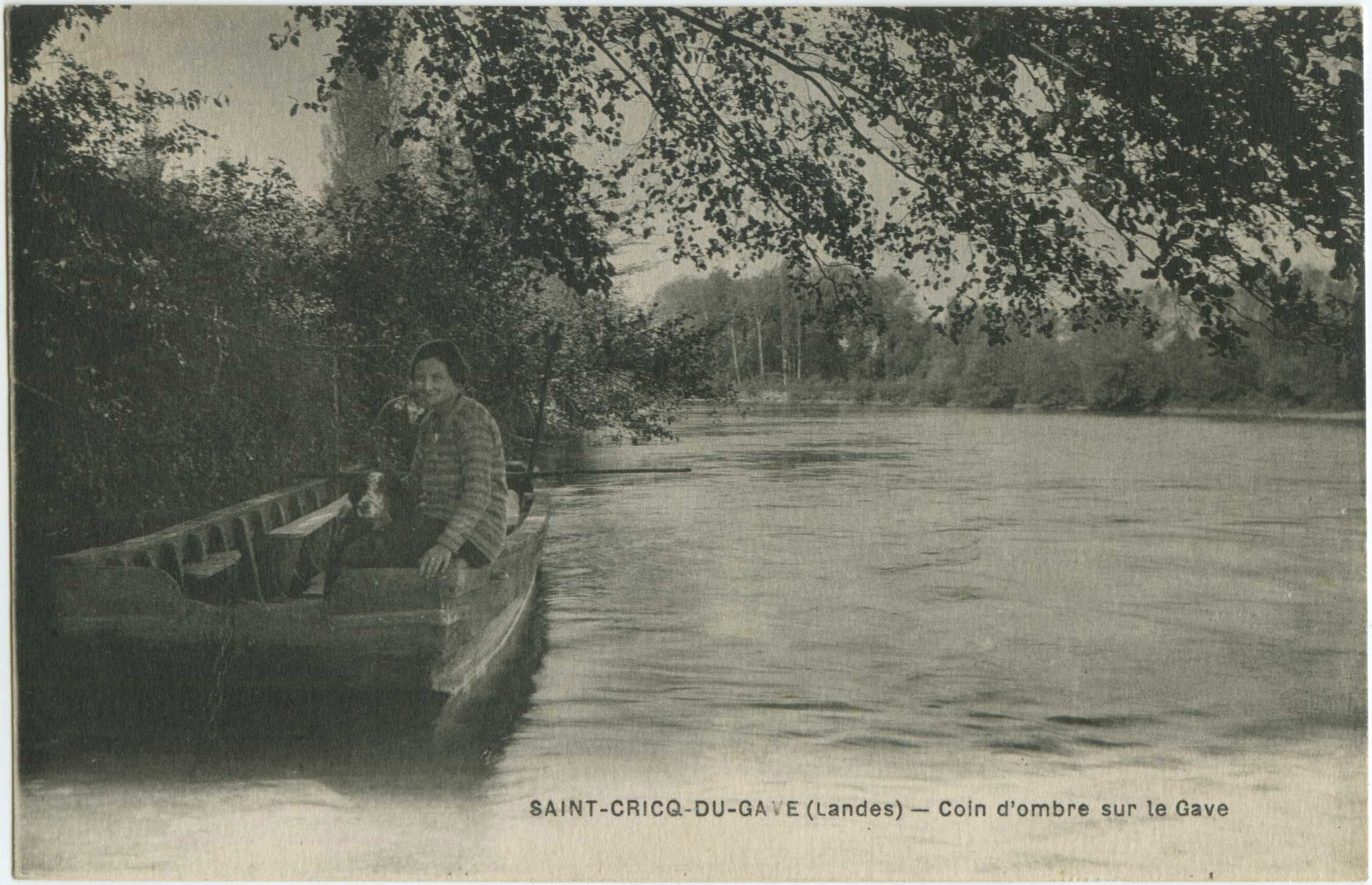 Saint-Cricq-du-Gave - Coin d'ombre sur le Gave
