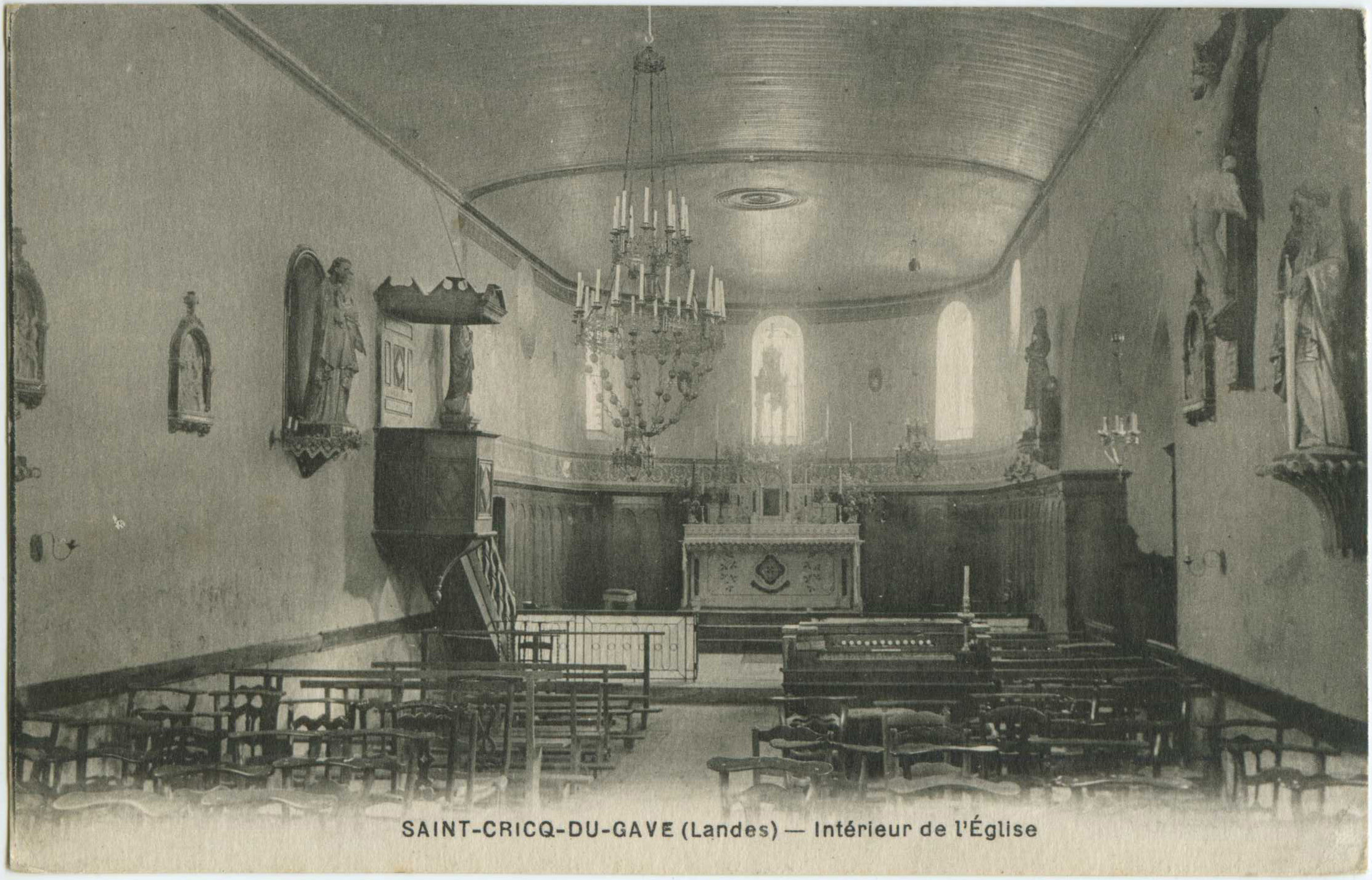 Saint-Cricq-du-Gave - Intérieur de l'Église