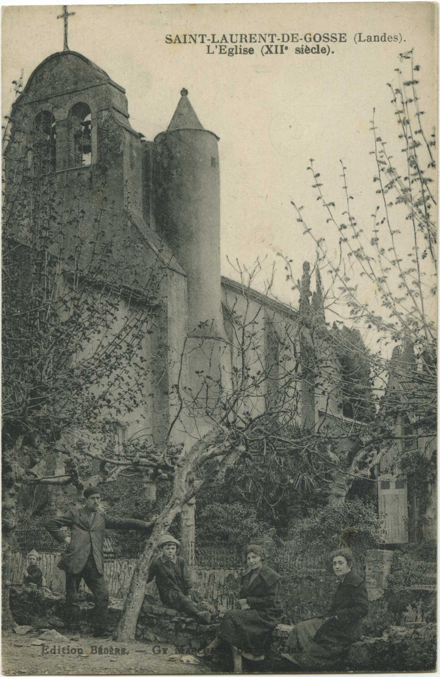 Saint-Laurent-de-Gosse - L'Eglise (XII<sup>e</sup> siècle)