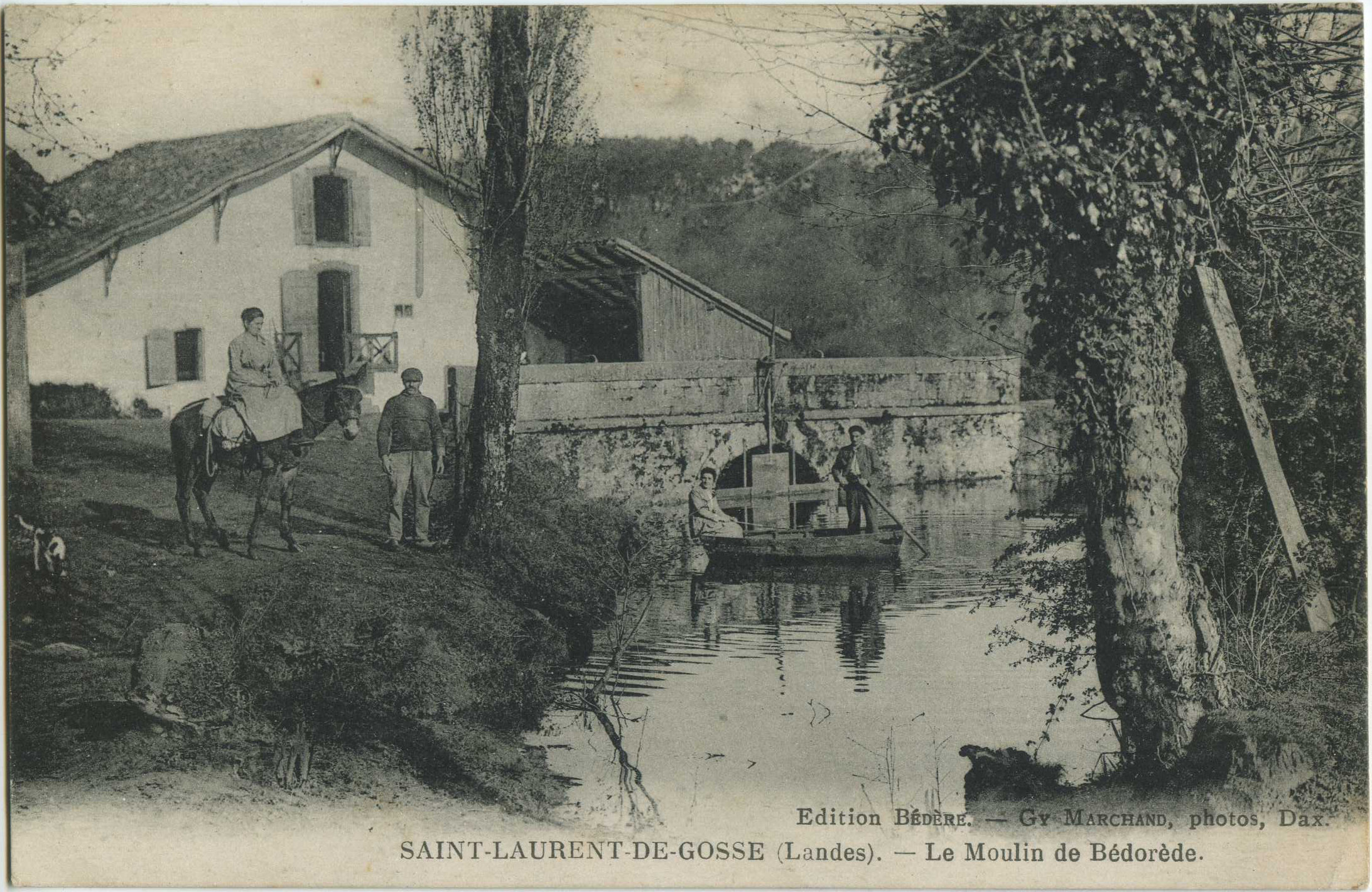 Saint-Laurent-de-Gosse - Le Moulin de Bédorède.