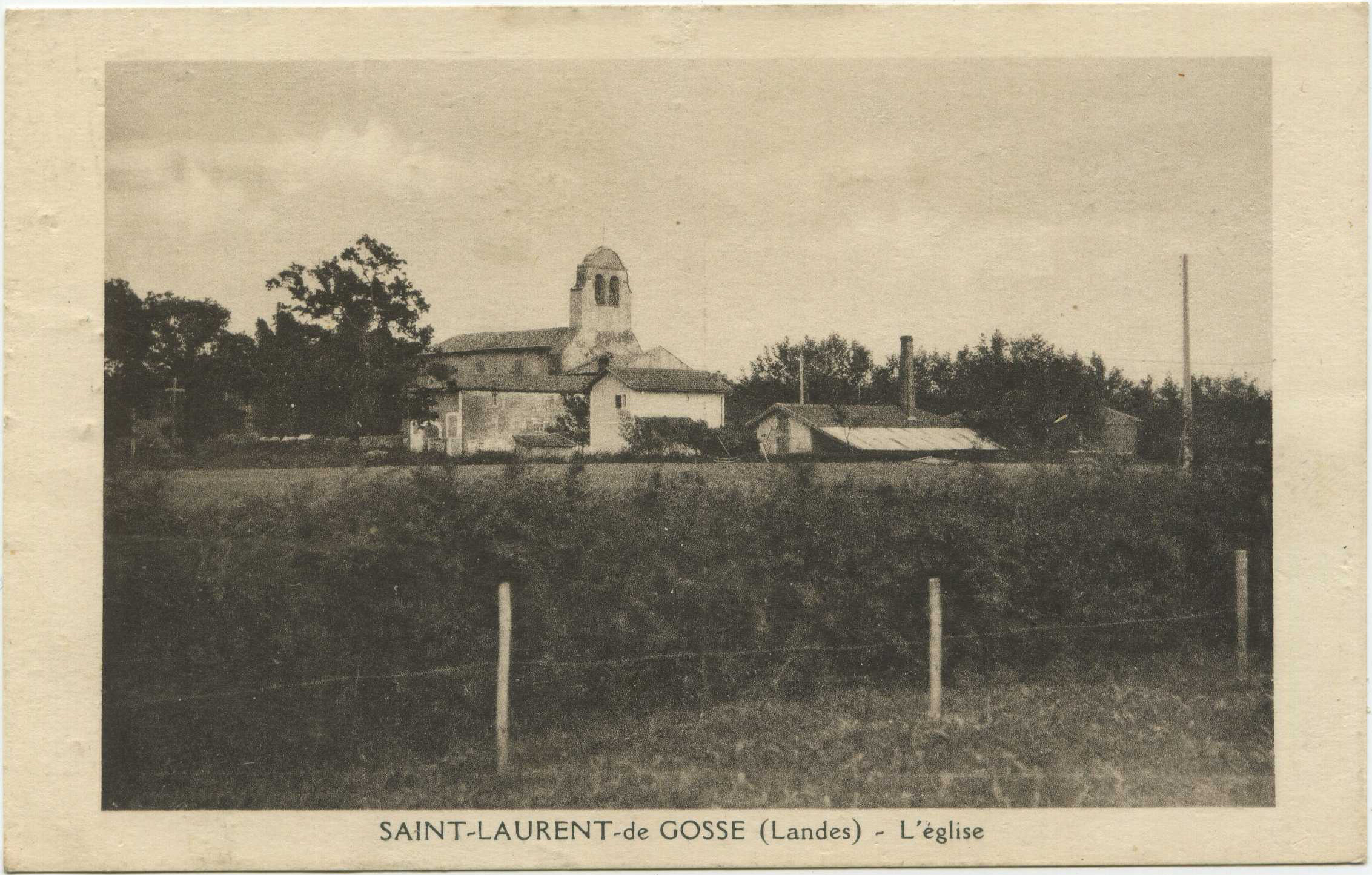 Saint-Laurent-de-Gosse - L'église