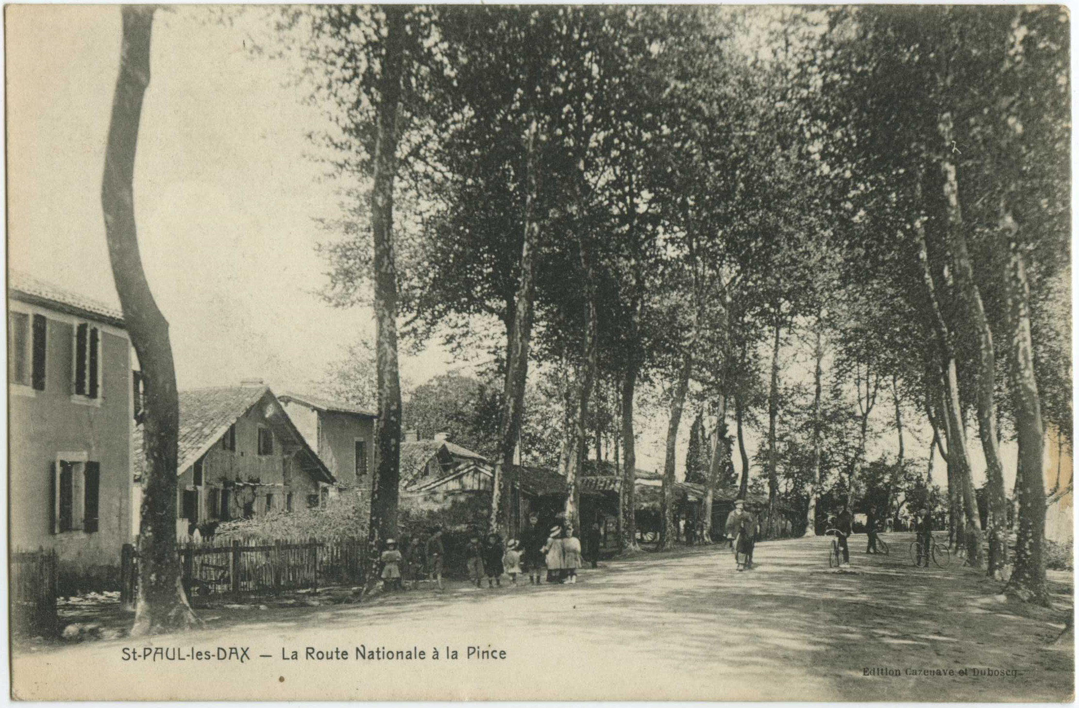 Saint-Paul-lès-Dax - La Route Nationale à la Pince