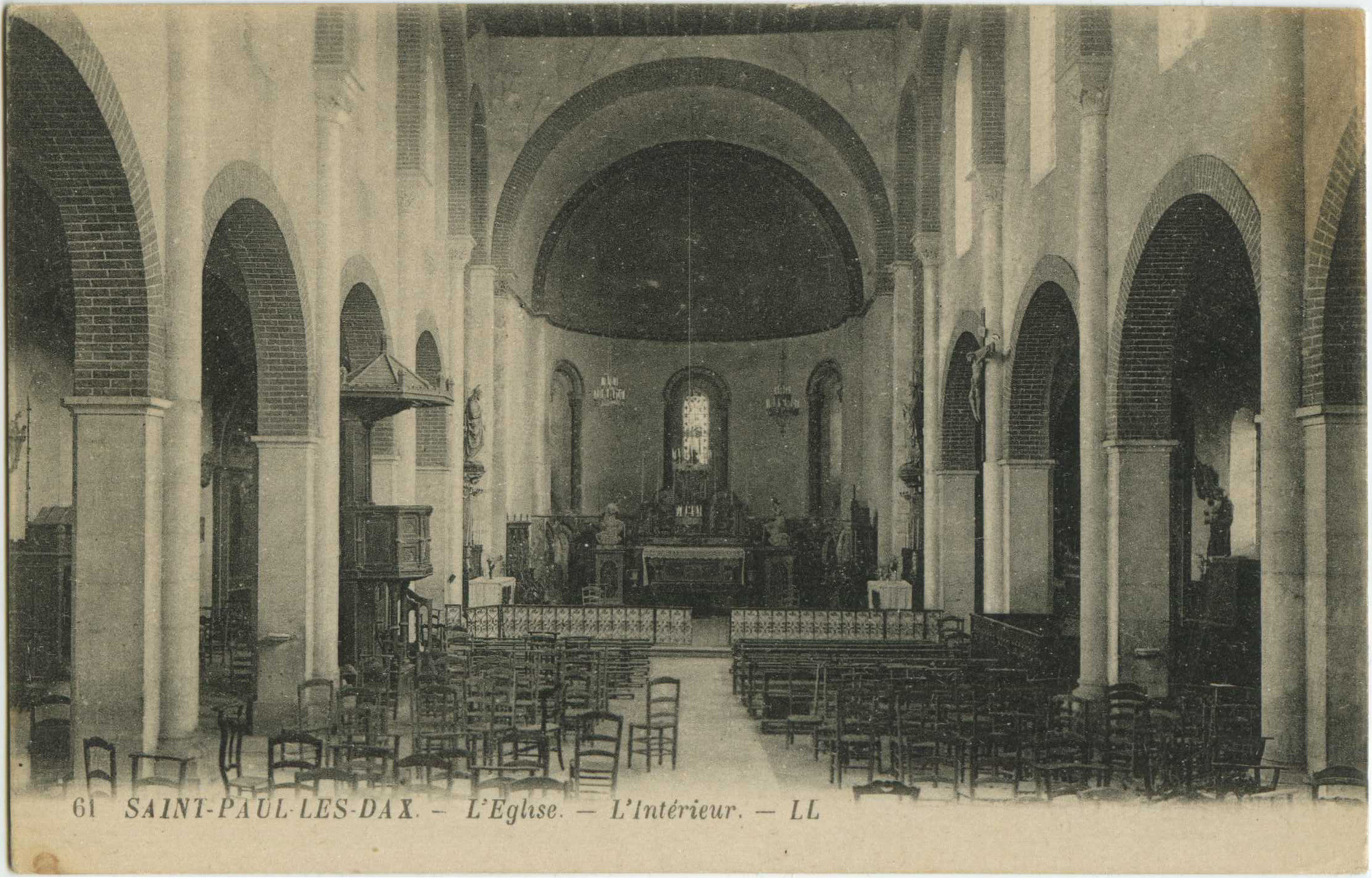Saint-Paul-lès-Dax - L'Eglise - L'Intérieur
