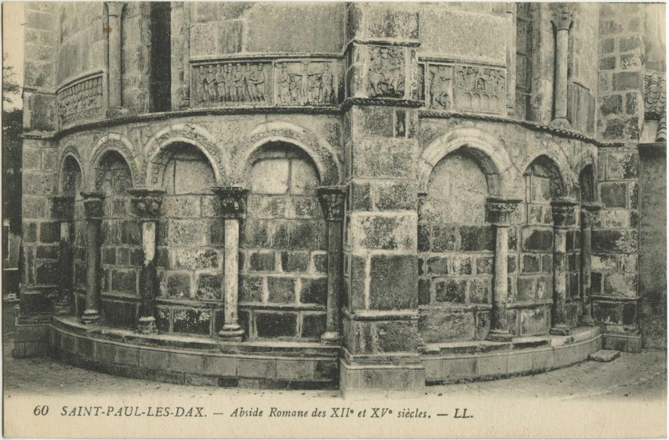 Saint-Paul-lès-Dax - Abside Romane des XII<sup>e</sup> et XV<sup>e</sup> siècles