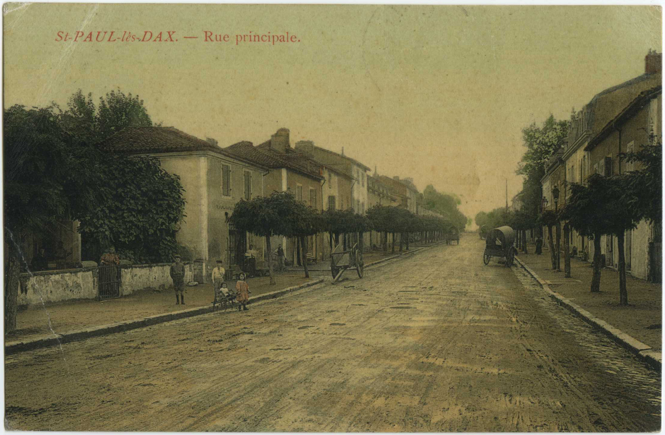 Saint-Paul-lès-Dax - Rue principale.