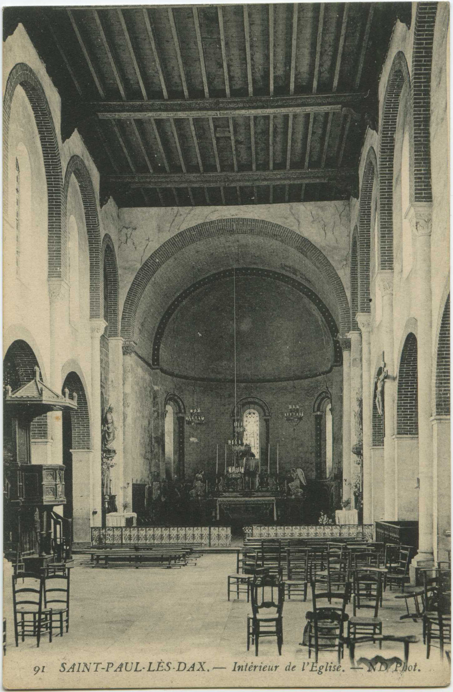 Saint-Paul-lès-Dax - Intérieur de l'Eglise