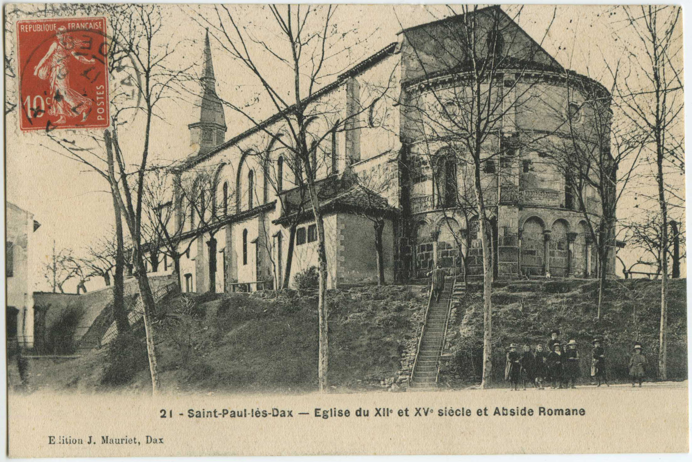 Saint-Paul-lès-Dax - Eglise du XII<sup>e</sup> et XV<sup>e</sup> siècle et Abside Romane
