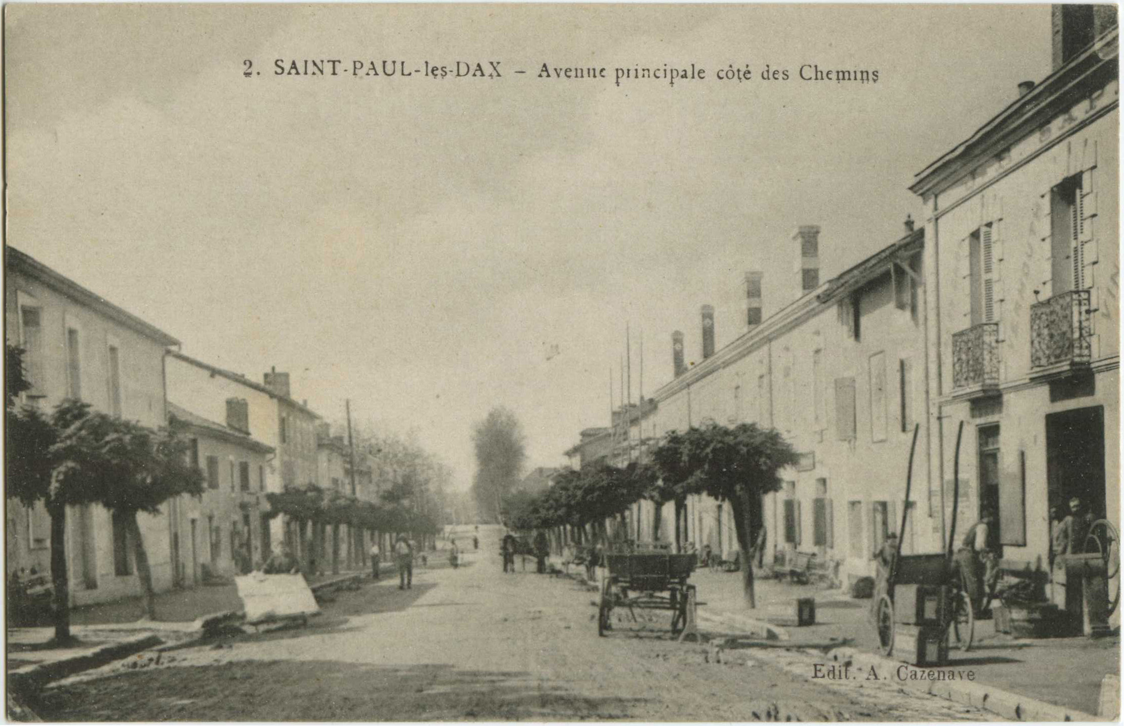 Saint-Paul-lès-Dax - Avenue principale côté des Chemins