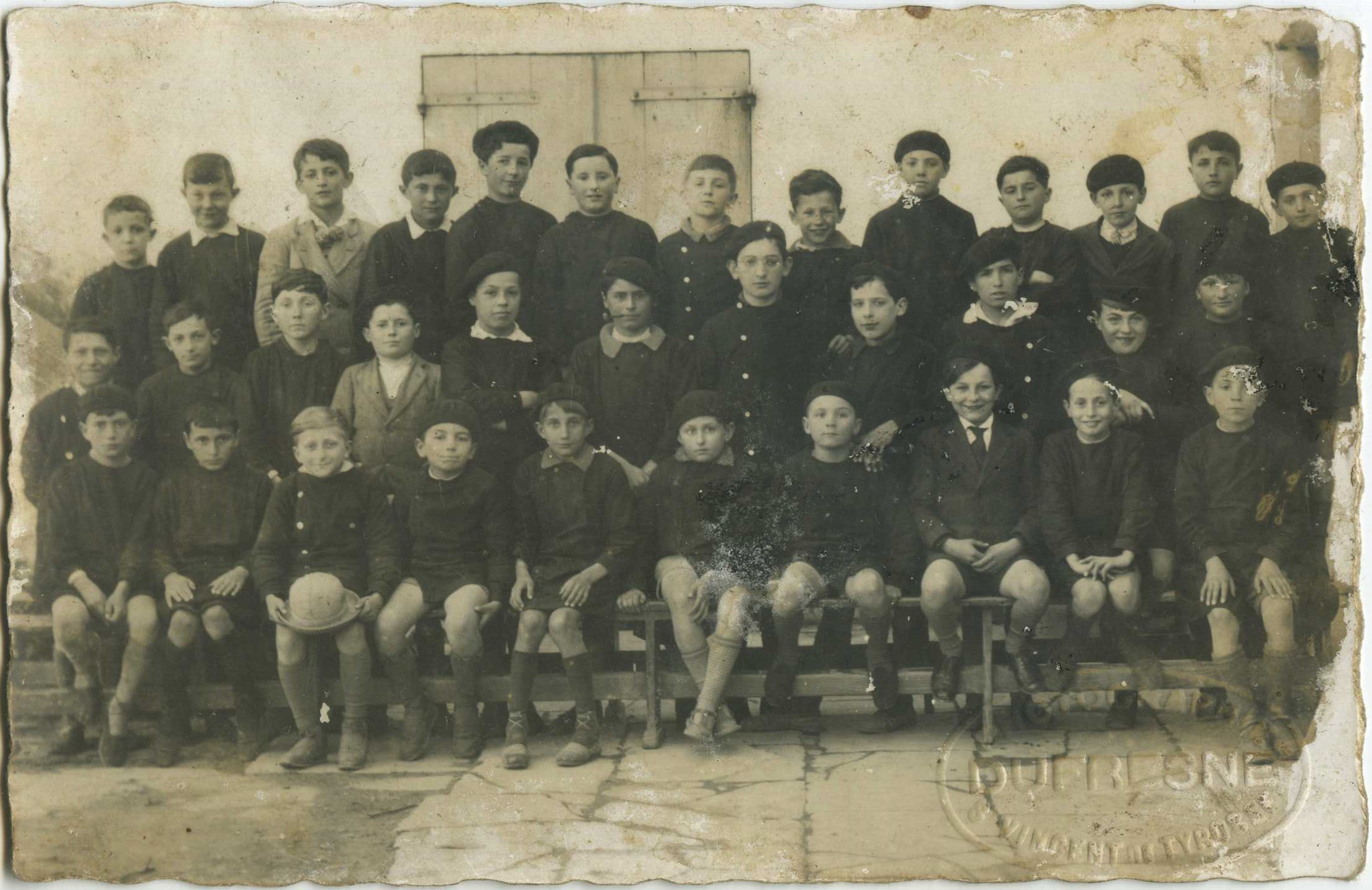 Sainte-Marie-de-Gosse - Carte photo - Photo de classe (peut-être 1933)