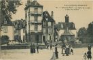Carte postale ancienne - Salies-de-Béarn - Le Pont du Loumé et Rue du Griffon.