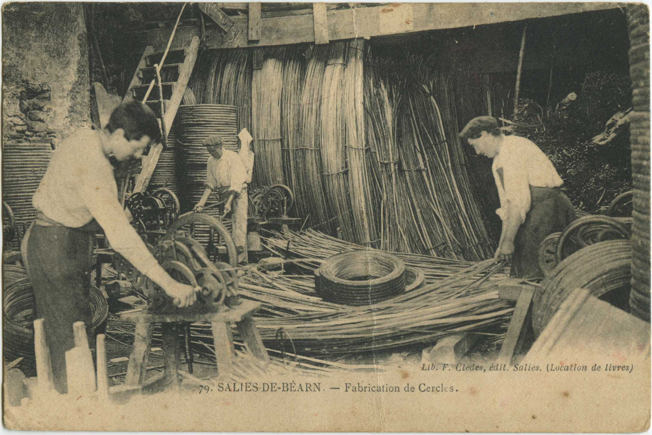 Salies-de-Béarn - Fabrication de Cercles.