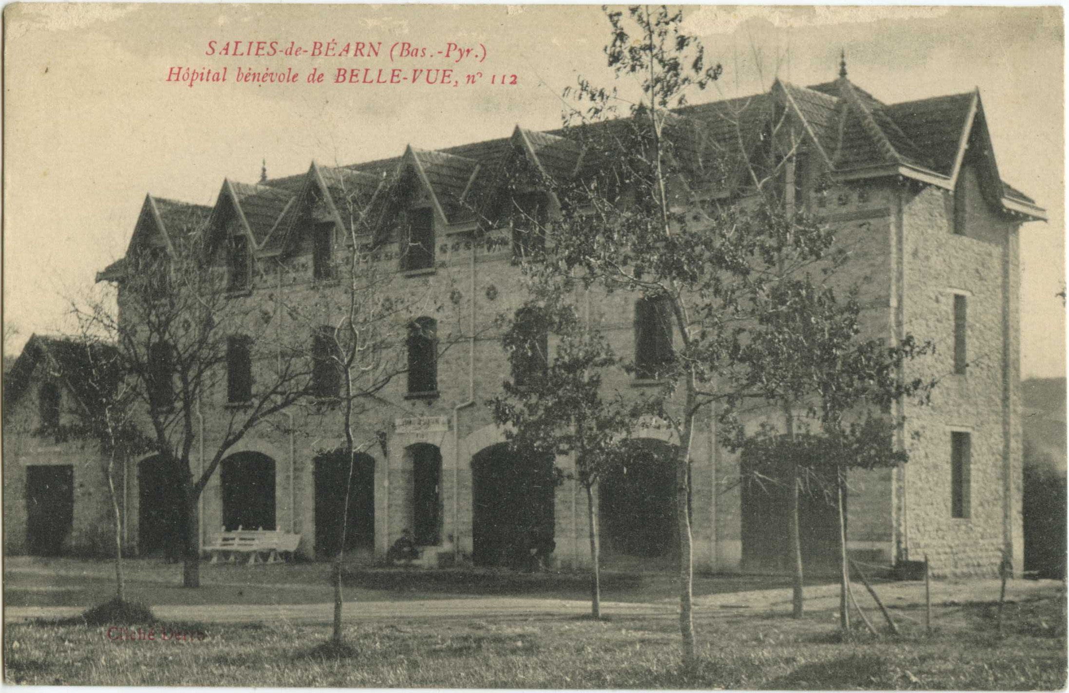 Salies-de-Béarn - Hôpital bénévole de BELLE-VUE, n° 112