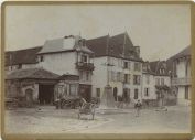 Carte postale ancienne - Salies-de-Béarn - Photo - La place du Bayaà