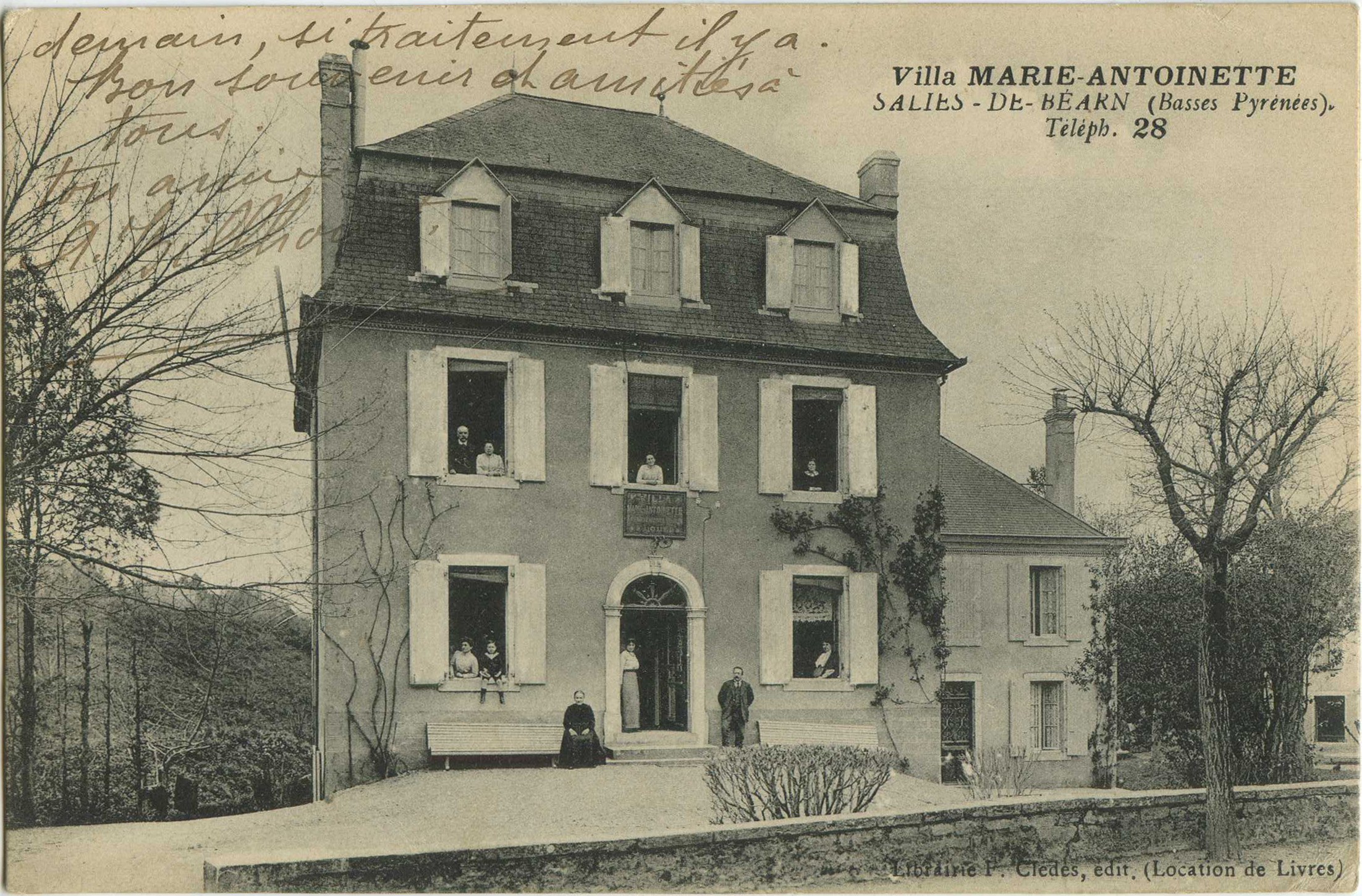 Salies-de-Béarn - Villa MARIE-ANTOINETTE - Téléph. 28