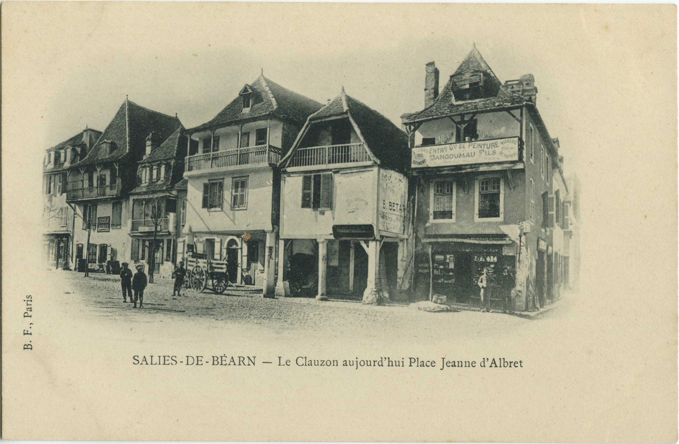 Salies-de-Béarn - Le Clauzon aujourd'hui Place Jeanne d"Albret