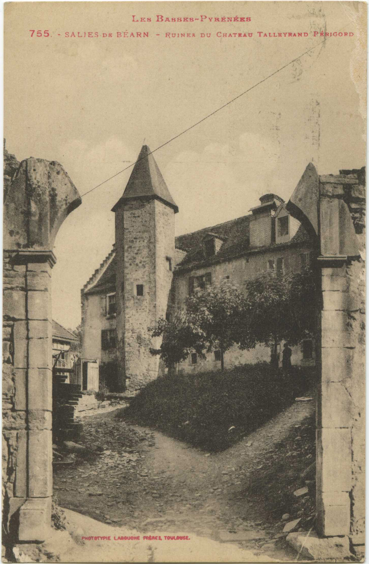 Salies-de-Béarn - Ruines du Chateau Talleyrand Périgord