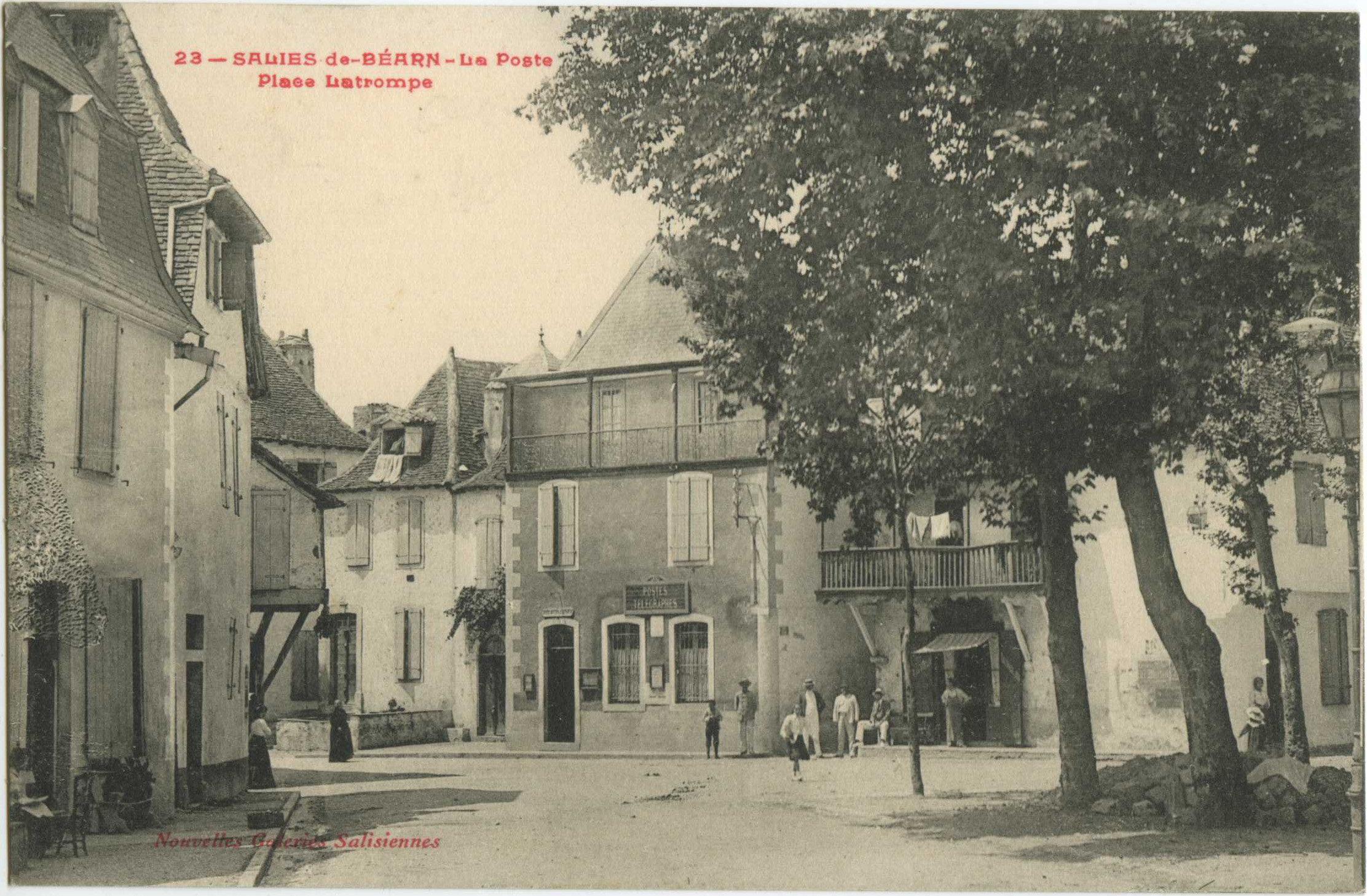 Salies-de-Béarn - La Poste - Place Latrompe