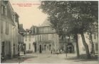 Carte postale ancienne - Salies-de-Béarn - La Poste - Place Latrompe