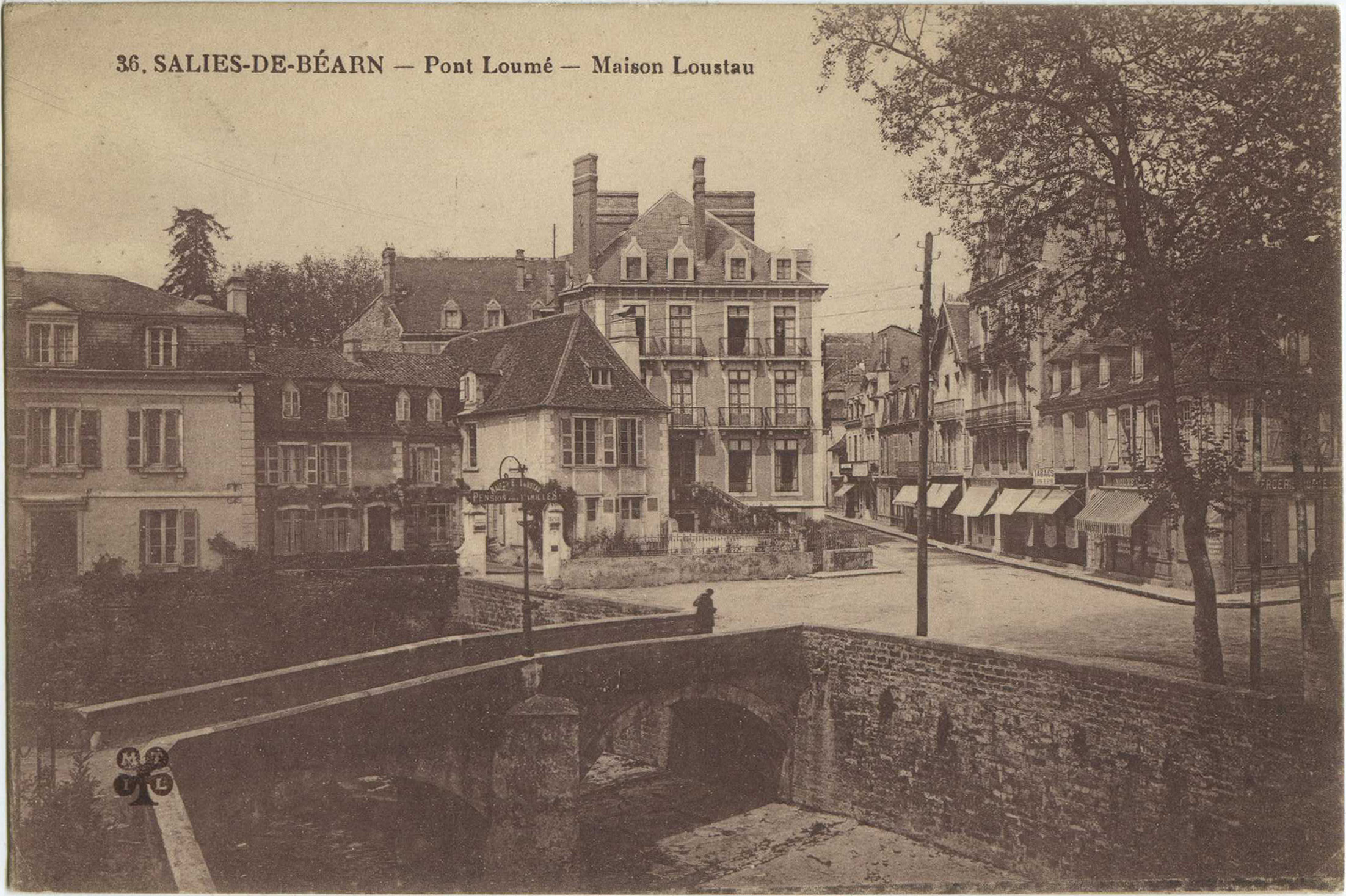 Salies-de-Béarn - Pont Loumé - Maison Loustau