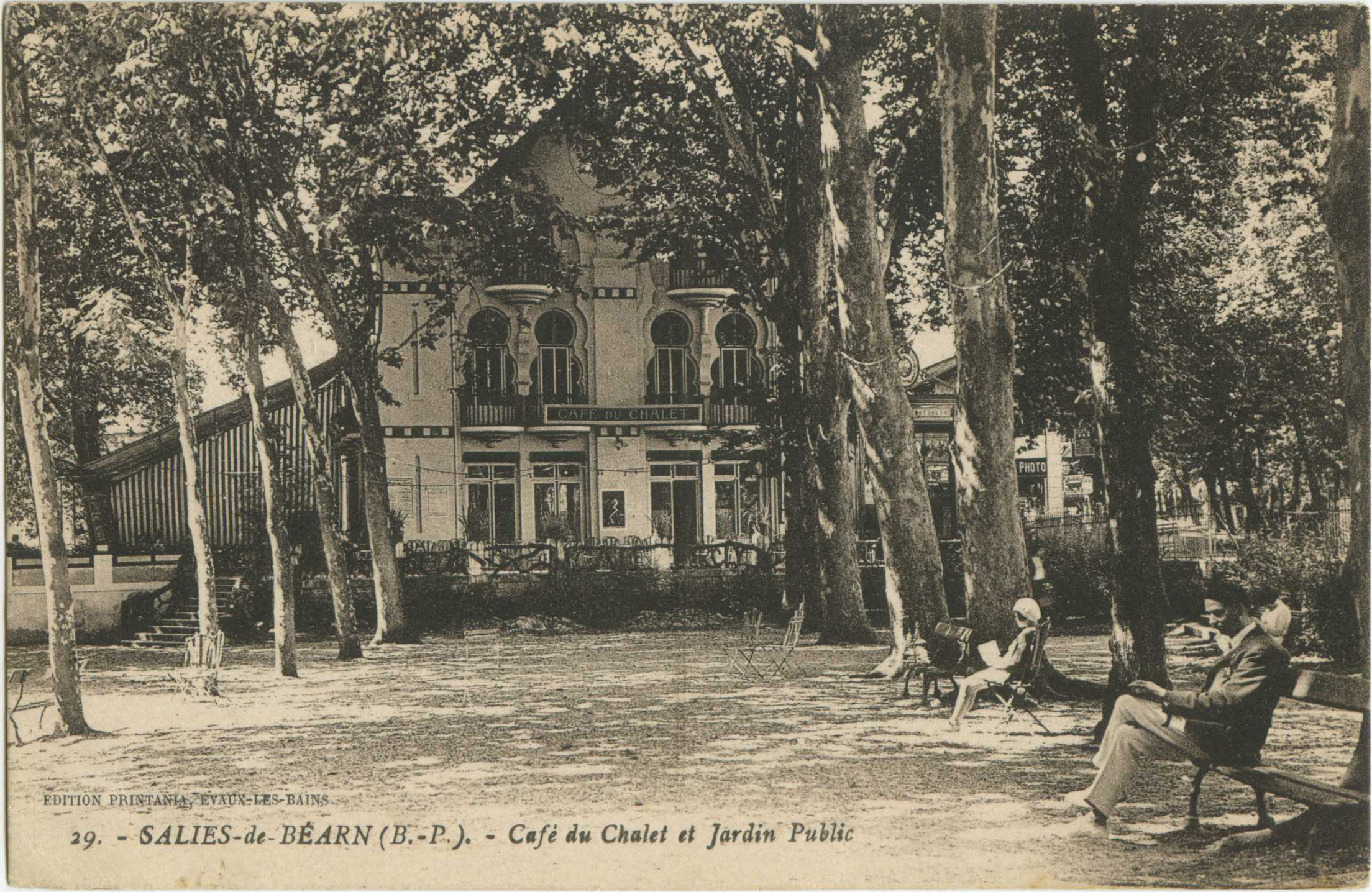 Salies-de-Béarn - Café du Chalet et Jardin Public