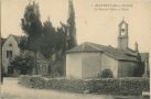 Carte postale ancienne - Auterrive - La Place de l'Eglise et l'Ecole