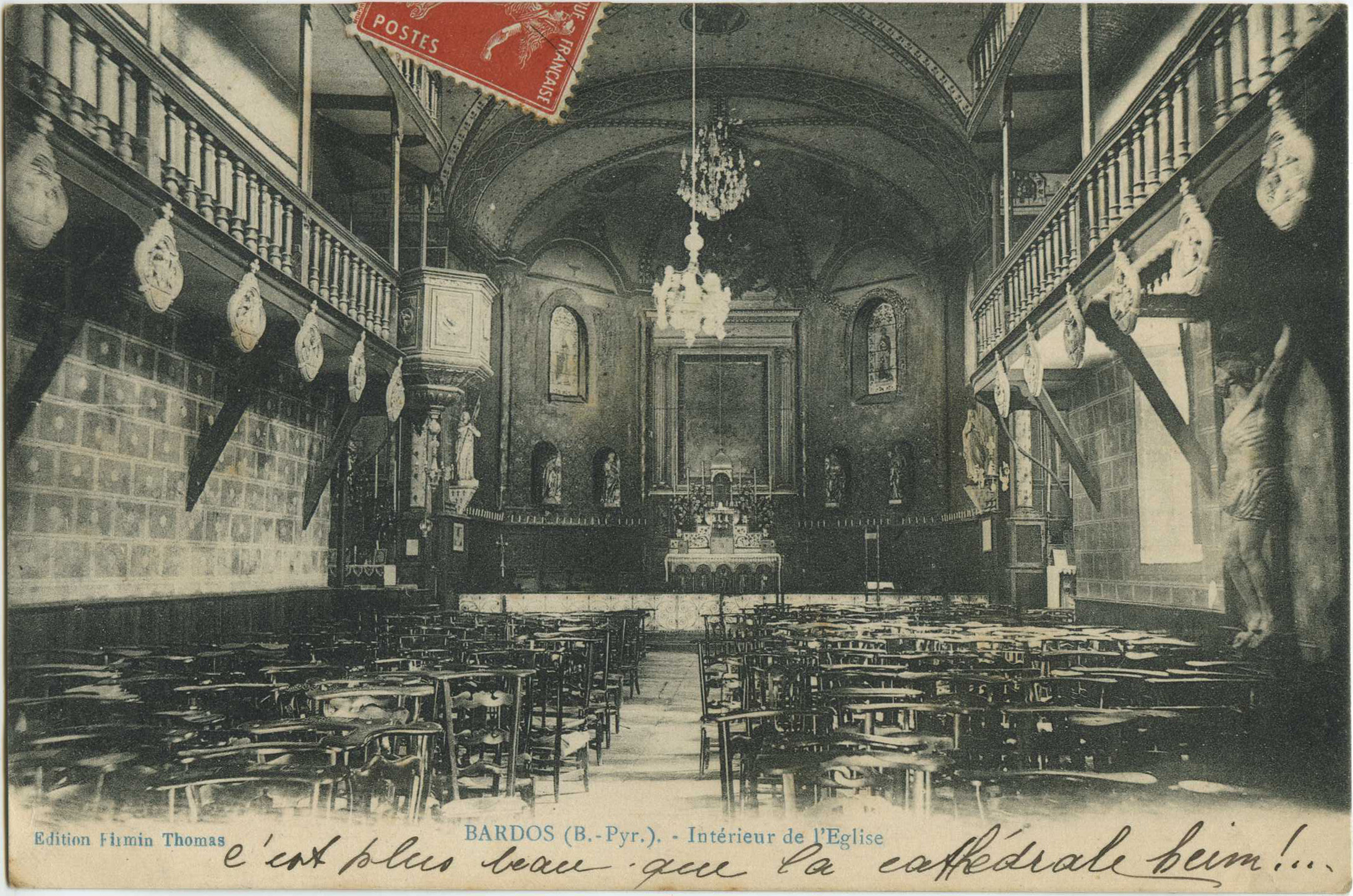 Bardos - Intérieur de l'Eglise