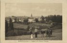 Carte postale ancienne - Bardos - L'église et le château Celhabe