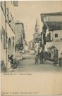 Carte postale ancienne - Bidache - Rue de l'Eglise Carte postale ancienne - Bidache - Rue de l'Eglise