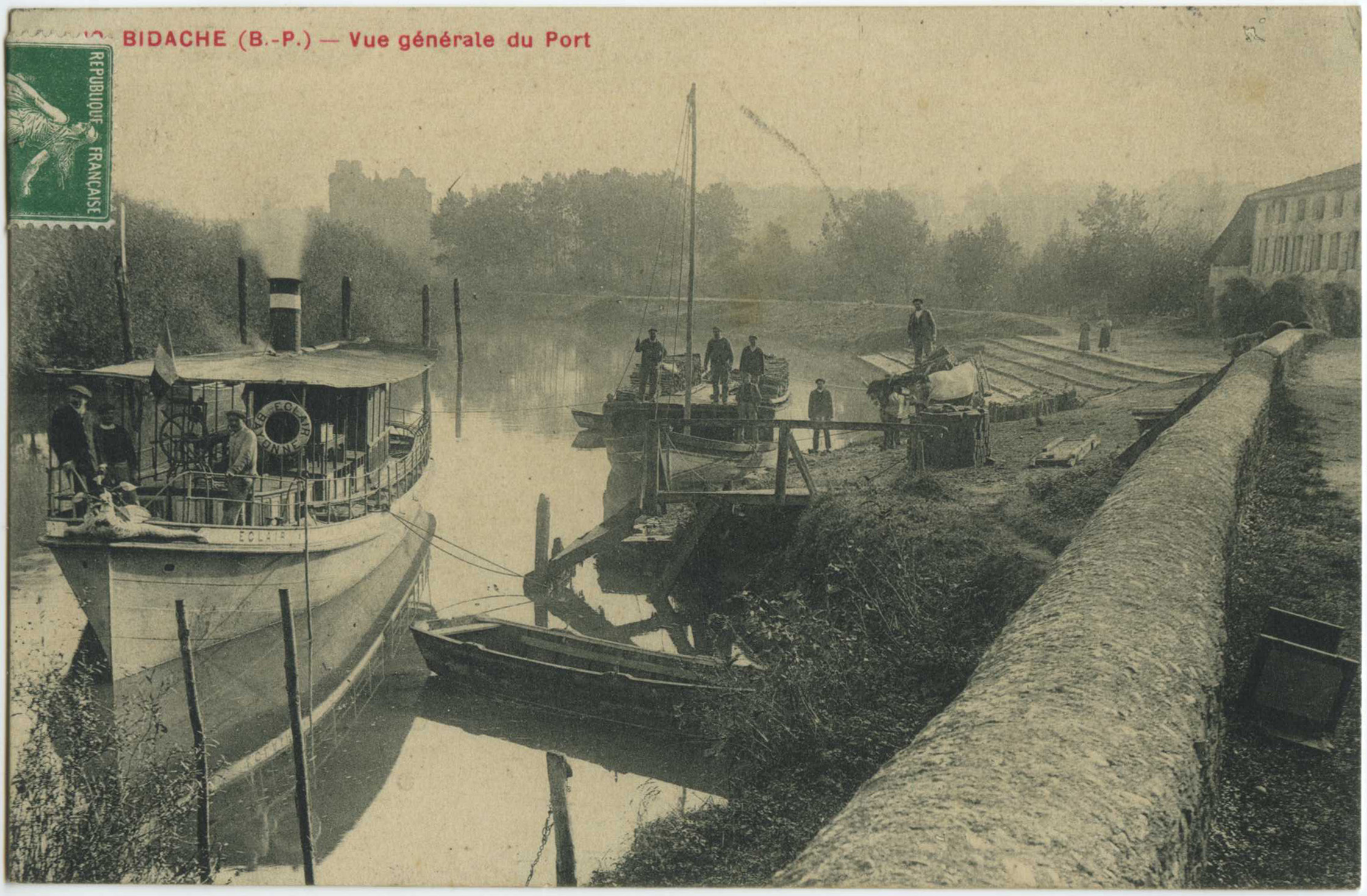 Bidache - Vue générale du Port