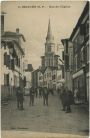 Carte postale ancienne - Bidache - Rue de l'Église Carte postale ancienne - Bidache - Rue de l'Église