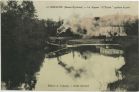 Carte postale ancienne - Bidache - Le Vapeur "L'Eclair" quittant le port