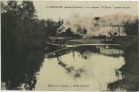 Carte postale ancienne - Bidache - Le Vapeur "L'Eclair" quittant le port Carte postale ancienne - Bidache - Le Vapeur "L'Eclair" quittant le port