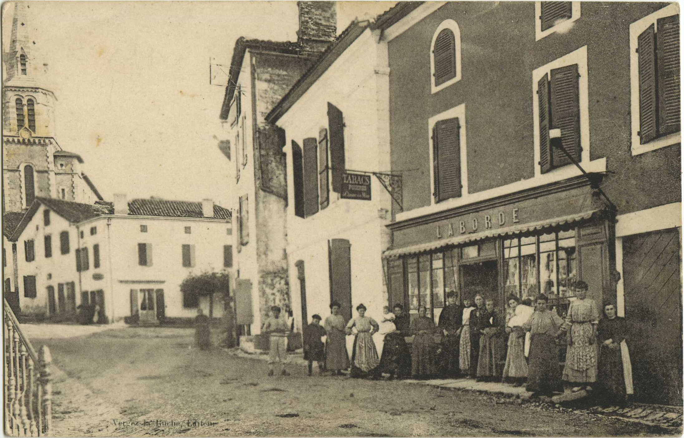 Bidache - [pas de légende - Epicerie A. Laborde]