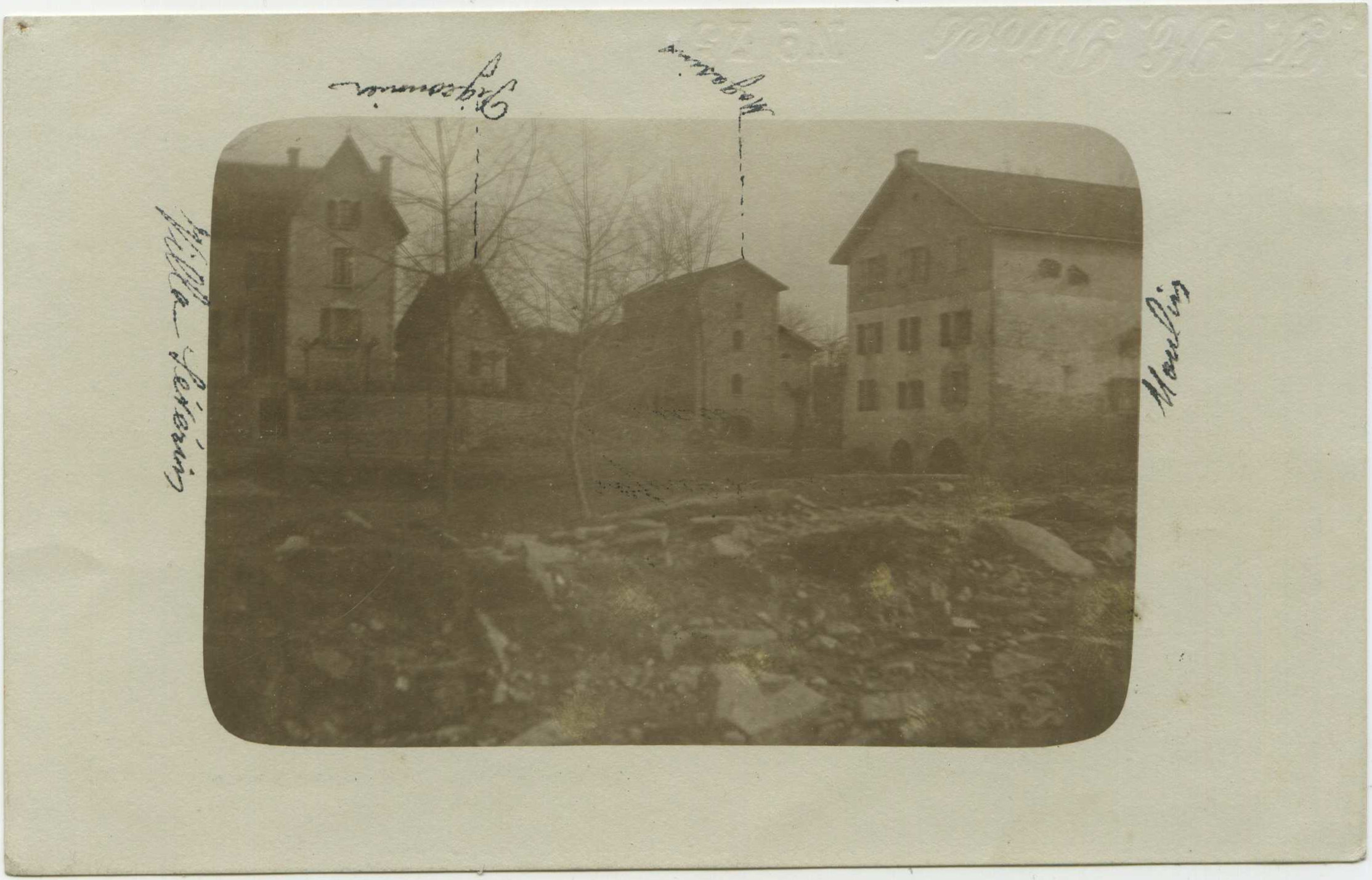 Came - Carte photo - Minoterie Bordenave et villa Séverin